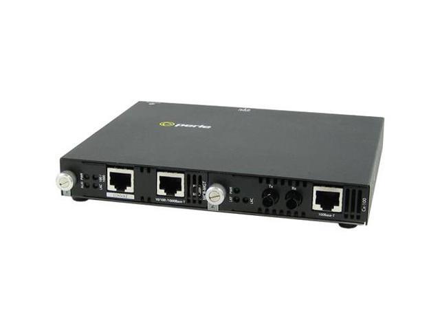 Perle 05070374 SMI-100-S2ST40 - Fast Ethernet IP Managed Standalone media converter. 100BASE-TX (RJ-45) [100 m/328 ft.] to 100BA