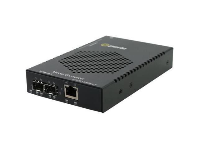 Perle 05079354 S-1110HP-DSFP - Gigabit Media and Rate Converter with Type 4 High-Power PoE PSE (up to 100W/port)