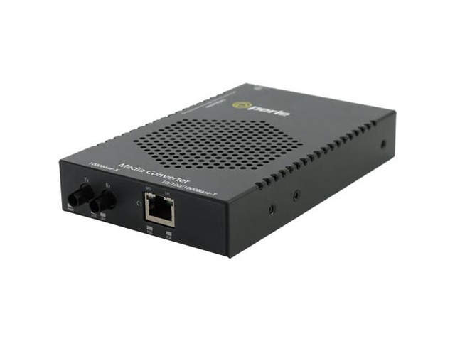 Perle 05079374 S-1110HP-ST05 - Gigabit Media and Rate Converter with Type 4 High-Power PoE PSE (up to 100W/port)