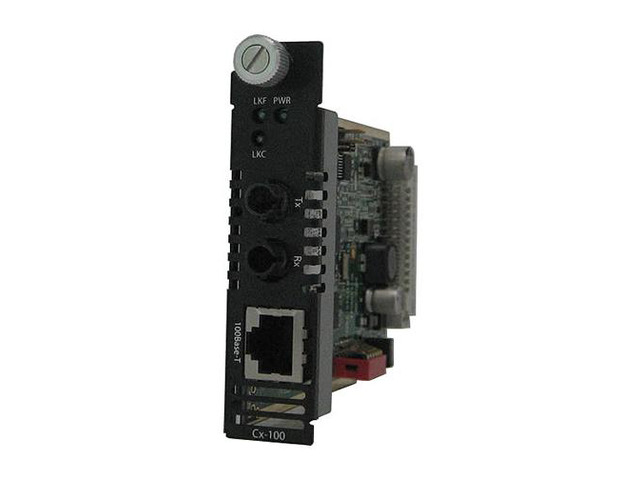 Perle 05052320 CM-100-S2ST20 - Fast Ethernet Media Converter Managed Module 100BASE-TX (RJ-45) [100 m/328 ft.] to 100Base-LX 131