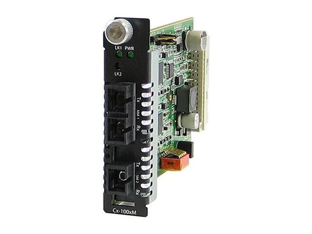 Perle 05062170 CM-100MM-S1SC40U - Fast Ethernet Fiber to Fiber Media Converter Managed Module 100BASE-FX 1310nm multimode (SC) [
