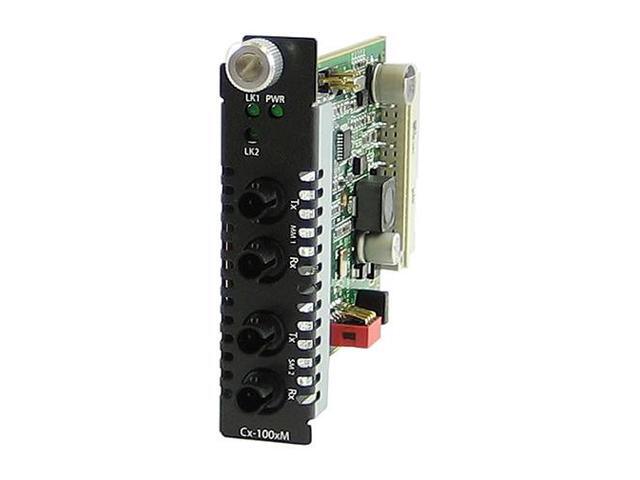 Perle 05061240 C-1000MM-S2ST10 - Gigabit Ethernet Fiber to Fiber Media Converter Module. 1000BASESX 850nm multimode (ST) [550 m/