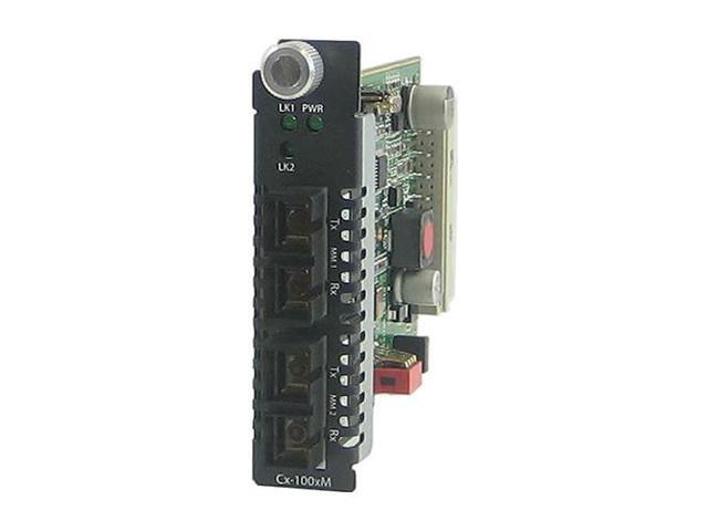 Perle 05061470 C-1000MM-M2SC2 - Gigabit Ethernet Fiber to Fiber Media Converter Module. 1000BASESX 850nm multimode (SC) [550 m/1