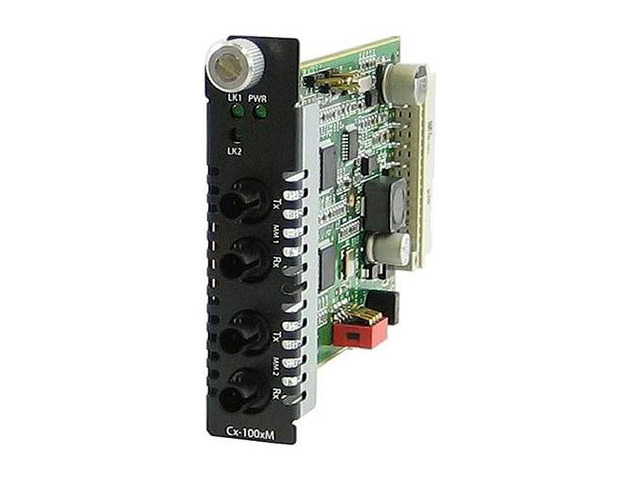 Perle 05061490 C-1000MM-M2ST2 - Gigabit Ethernet Fiber to Fiber Media Converter Module. 1000BASESX 850nm multimode (ST) [550 m/1