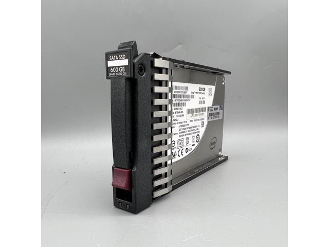 HP Intel 600GB 2.5' SATA SSD With tray HOT-PLUG MLC SFF 661144-001 661319-001