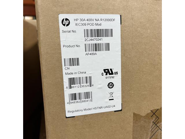 HP 30A 400V-415V Three Phase NA R12000 DirectFlow UPS IEC309 I/O Module AF489A