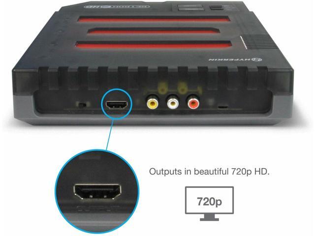 Hyperkin RetroN 3 HD 3-in-1 Retro Gaming Console for NES, Super Famicom, and Genesis/ Mega Drive (Space Black) - Sega Ge