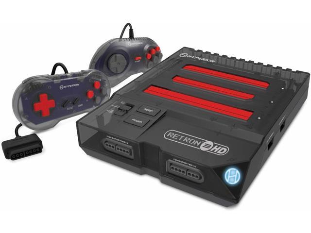 Hyperkin RetroN 3 HD 3-in-1 Retro Gaming Console for NES, Super Famicom, and Genesis/ Mega Drive (Space Black) - Sega Ge
