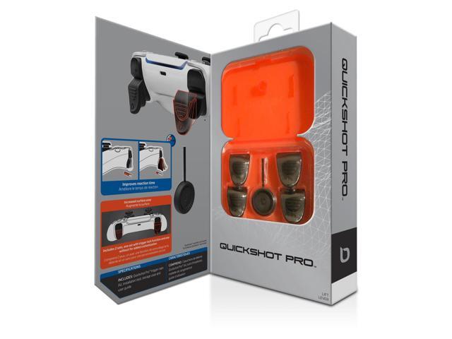 Bionik Quickshot Custom Texture Trigger Stops Locks for PS5 Controller