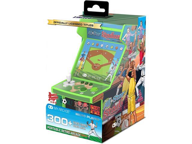 MY ARCADE All-Star Stadium Micro Player: Mini Arcade Machine with 307 Games, Fully Playable 6.75' Collectible, Color Display, Speaker, Volume...
