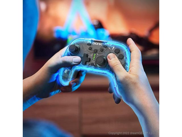 Bionik NeoGlow Wireless RGB Gaming Controller for Nintendo Switch/Switch OLED/PC