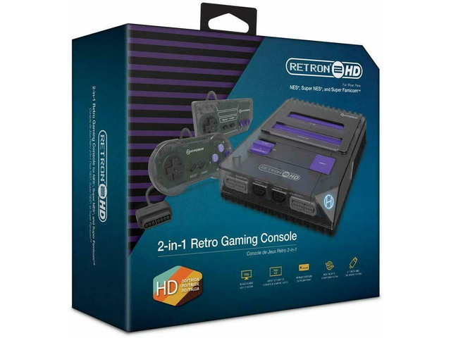 Hyperkin RetroN 2 HD Gaming Console for NES/ Super Famicom - NES M02888-SB