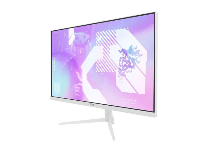 Pixio PX27U Wave White 27' 4K UHD 160Hz Refresh Rate Fast IPS 1ms GTG Response Time Gaming Monitor with Adaptive Sync