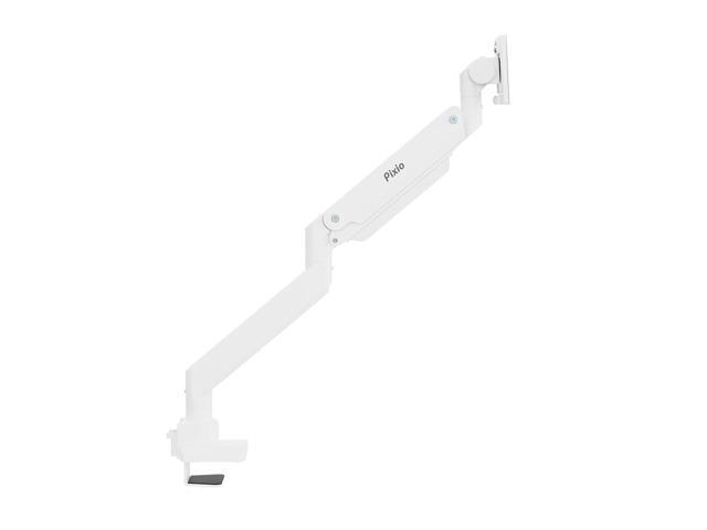 Pixio PS2S Titan White Premium Single Monitor Arm Ultrawide Heavy-Duty Stand fits up to 57 inch Monitors Holds up to 59.4lbs VESA Compatible...