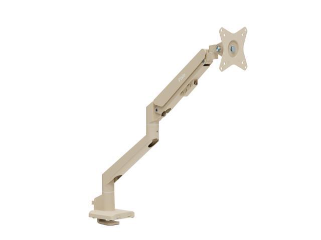 Pixio PS1S Wave Beige Single Monitor Arm Stand Desk Mount - Fits up to 32 inches Monitors and up to 19.8lbs. VESA Compatibility and Integrated...