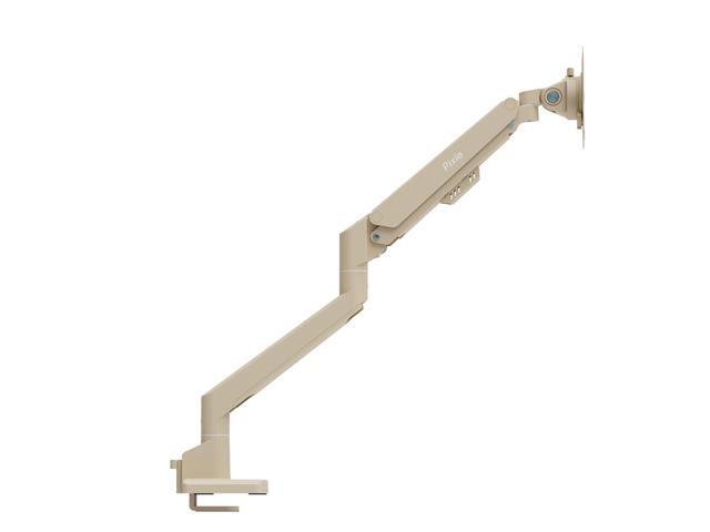 Pixio PS1S Wave Beige Single Monitor Arm Stand Desk Mount - Fits up to 32 inches Monitors and up to 19.8lbs. VESA Compatibility and Integrated...