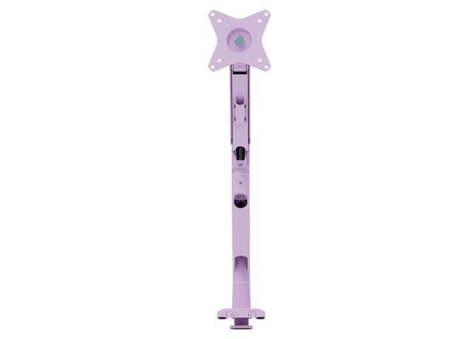 Pixio PS1S Wave Purple Single Monitor Arm Stand Desk Mount - Fits up to 32 inches Monitors and up to 19.8lbs. VESA Compatibility and Integrated...