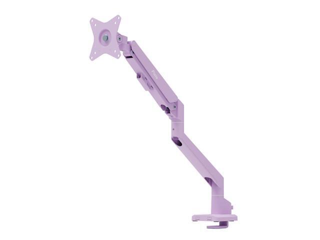 Pixio PS1S Wave Purple Single Monitor Arm Stand Desk Mount - Fits up to 32 inches Monitors and up to 19.8lbs. VESA Compatibility and Integrated...