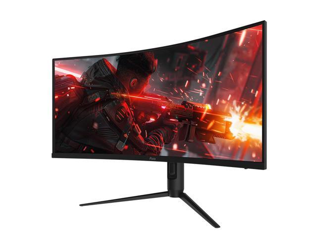 Pixio PXC348C Neo 34 inch 180Hz Refresh Rate UWQHD 1440p Ultrawide Resolution 1000R Curve Fast VA Panel 1ms Response Time USB-C DisplayPort 65W...