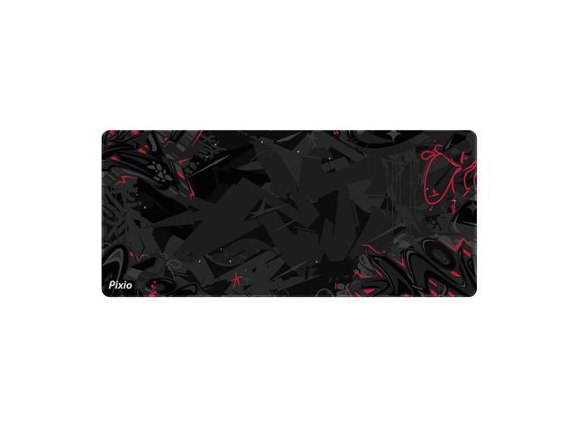 Pixio Mouse Pads - 36 x 16 inch XXL Urban Doodle Black Multifunctional Large Desk Mats for Gaming, Office, Desktop Anti-slip Waterproof Washable...
