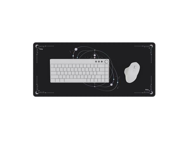 Pixio Mouse Pads - 36 x 16 inch XXL Cosmic Orbit Black Multifunctional Large Desk Mats for Gaming, Office, Desktop Anti-slip Waterproof Washable...
