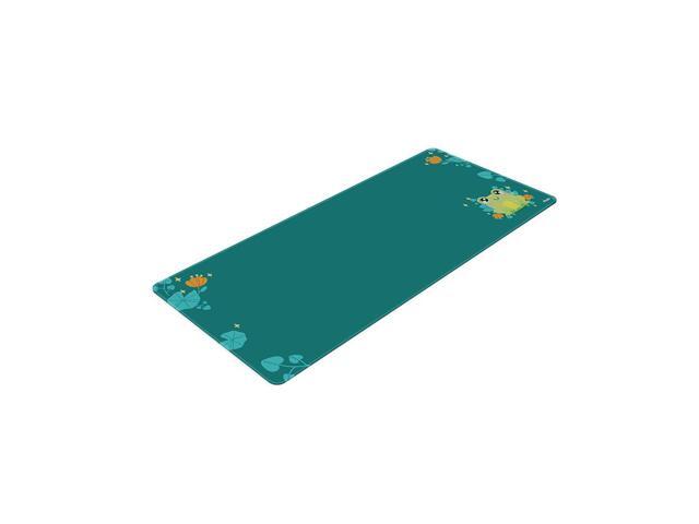 Pixio Mouse Pads - 36 x 16 inch XXL Lilly Frogs Green Multifunctional Large Desk Mats for Gaming, Office, Desktop Anti-slip Waterproof Washable...