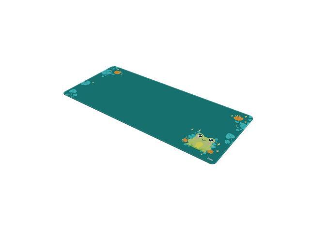 Pixio Mouse Pads - 36 x 16 inch XXL Lilly Frogs Green Multifunctional Large Desk Mats for Gaming, Office, Desktop Anti-slip Waterproof Washable...