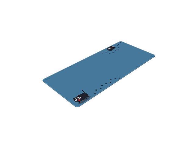 Pixio Mouse Pads - 36 x 16 inch XXL Deep Blue Cats Multifunctional Large Desk Mats for Gaming, Office, Desktop Anti-slip Waterproof Washable...