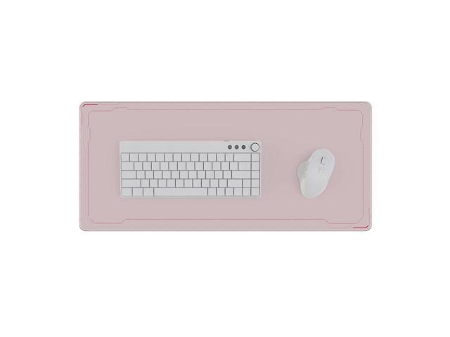 Pixio Mouse Pads - 36 x 16 inch XXL Pink Border Multifunctional Large Desk Mats for Gaming, Office, Desktop Anti-slip Waterproof Washable Computer...