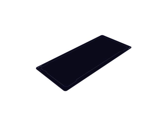 Pixio Mouse Pads - 36 x 16 inch XXL Gray Border Black Multifunctional Large Desk Mats for Gaming, Office, Desktop Anti-slip Waterproof Washable...