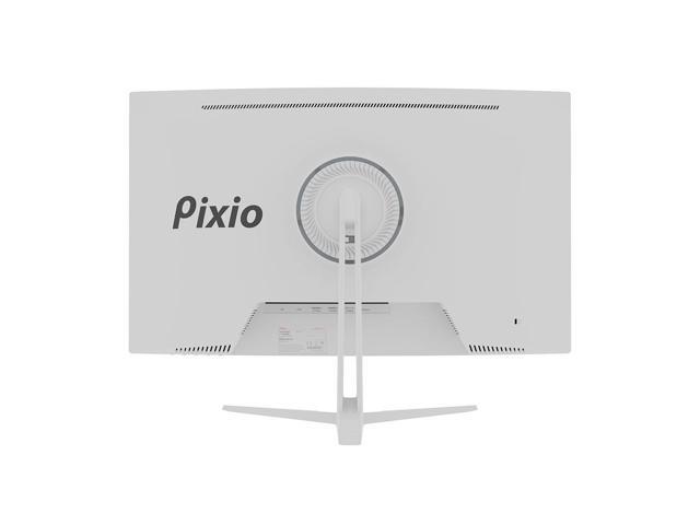 Pixio PXC278 Wave White 27 inch 180Hz Refresh Rate QHD 1440p Resolution 1650R Curved Fast VA Panel 1ms GTG Response Time Adaptive Sync HDR Curved...