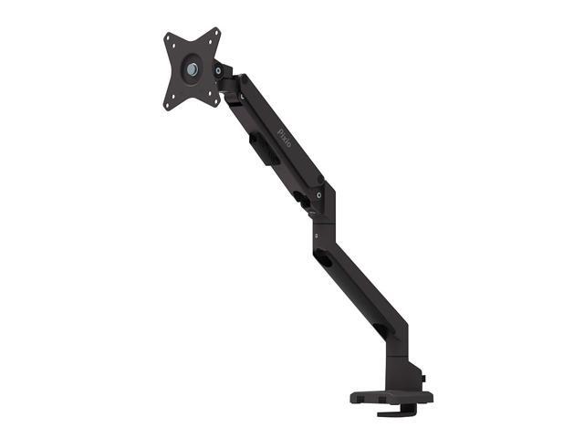 Pixio PS1S Wave Black Single Monitor Arm Stand Desk Mount - Fits up to 32 inches Monitors and up to 19.8lbs. VESA Compatibility and Integrated...