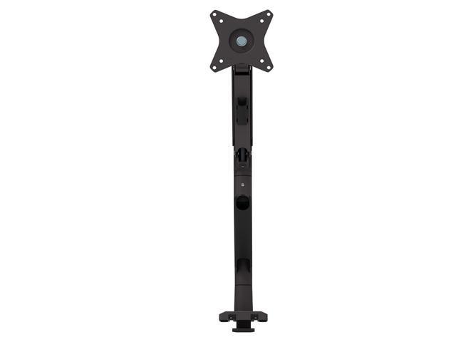 Pixio PS1S Wave Black Single Monitor Arm Stand Desk Mount - Fits up to 32 inches Monitors and up to 19.8lbs. VESA Compatibility and Integrated...