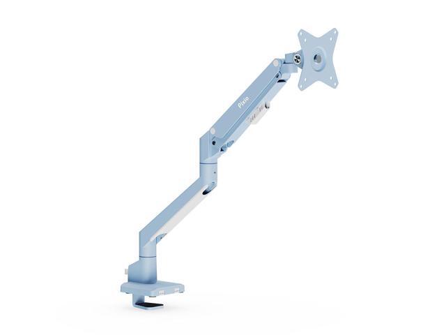 Pixio PS1S Wave Blue Single Monitor Arm Stand Desk Mount - Fits up to 32 inches Monitors and up to 19.8lbs. VESA Compatibility and Integrated Cable...