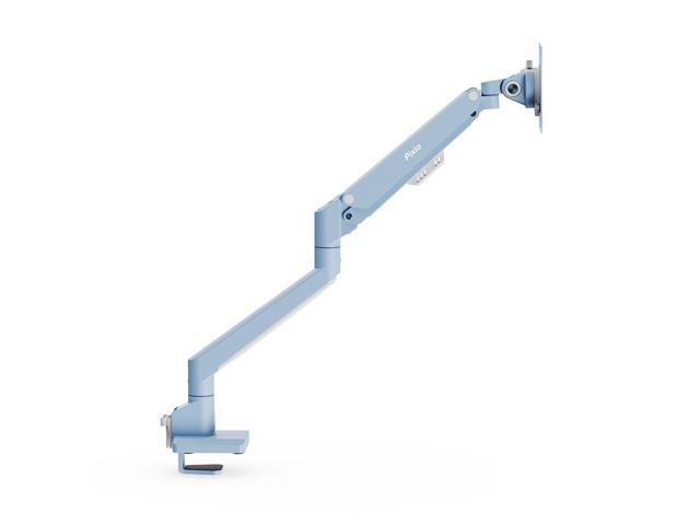 Pixio PS1S Wave Blue Single Monitor Arm Stand Desk Mount - Fits up to 32 inches Monitors and up to 19.8lbs. VESA Compatibility and Integrated Cable...