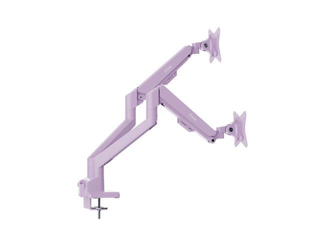 Pixio PS1D Wave Purple Dual Monitor Arm Stand Desk Mount - Fits up to 32 inch Monitors and up to 19.8lbs, VESA Compatibility and Integrated Cable...