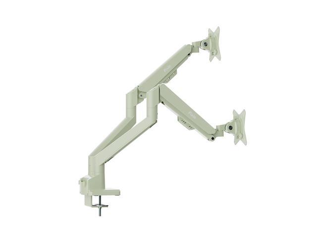 Pixio PS1D Wave Mint Dual Monitor Arm Stand Desk Mount - Fits up to 32 inch Monitors and up to 19.8lbs, VESA Compatibility and Integrated Cable...