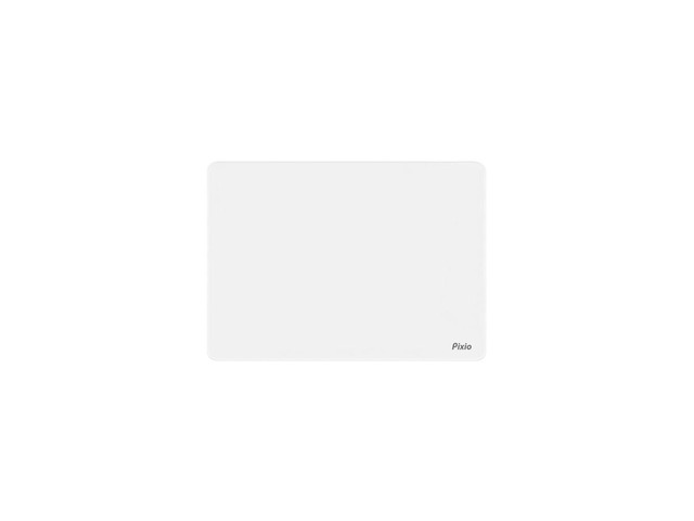 Pixio Wave Mouse Pads - 14.2 x 11.8 inch Medium White Mousepad for Gaming, Office, Desktop Anti-Slip Waterproof Washable Computer Mouse Pad