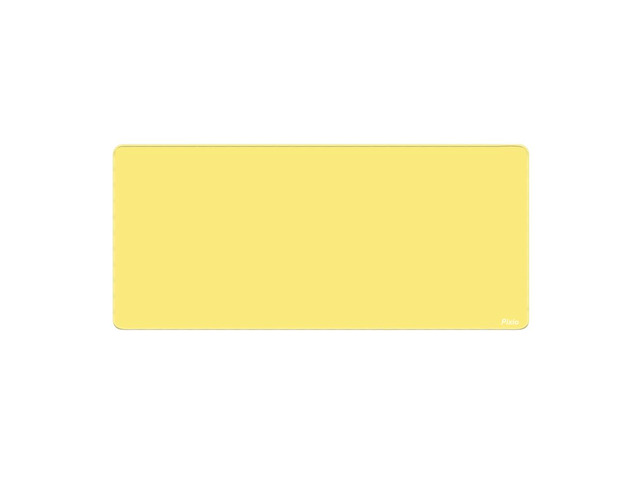 Pixio Wave Mouse Pads - 35.4 x 15.7 inch 2X-Large Yellow Mousepad for Gaming, Office, Desktop Anti-Slip Waterproof Washable Computer Desk Mat