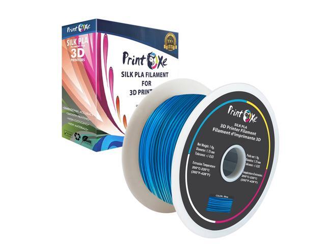PrintOxe 3D PLA like SILK Filament 8 Packs Green Red Yellow Blue Violet Copper Silver Orange Colours for 3D Printers 1.75 mm Diameter Each 1 Kg...