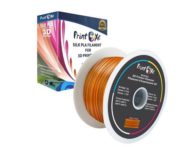 PrintOxe 3D PLA like SILK Filament 5 Packs of Blue / Orange / White / Red / Green Colours for 3D Printers 1.75 mm Diameter Each Weight 1 Kg Net on...