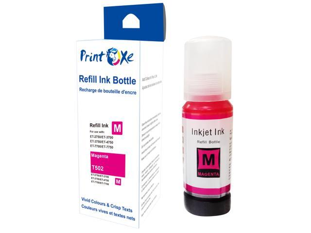 T502 Compatible Ink Refill Bottles Set 502 of 4 Colours T502120 (Pigment) T502220 T502320 T502420 For Epson EcoTank Expression ET 2700 3700 4700...