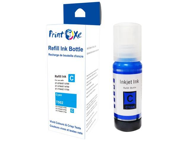 T502 Compatible Ink Refill 9 Bottles of 2 Set plus Black 502 ; 3 Black T502120 (Pigment) 2 Cyan T502220 2 Magenta T502320 2 Yellow T502420...
