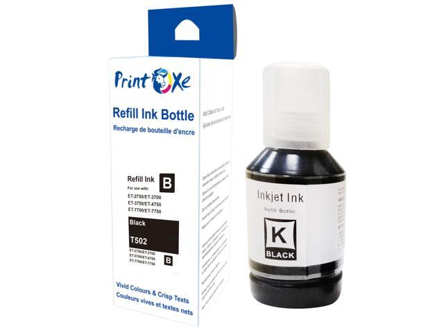 T502 Compatible Ink Refill 9 Bottles of 2 Set plus Black 502 ; 3 Black T502120 (Pigment) 2 Cyan T502220 2 Magenta T502320 2 Yellow T502420...