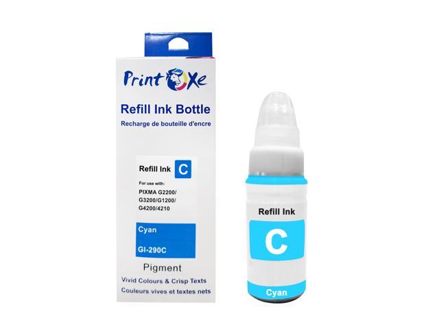 GI-290 Compatible Ink Refill Bottles 2 Set plus Black GI 290 of 9 Bottles for Canon PIXMA Printers G4200 G4210 G3200 G2200 G1200 G1000 G1100 G1400...