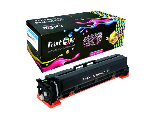 206X Compatible Set WITHOUT CHIP of 4 Toner High Yield Cartridges of 206A Black W2110X Cyan W2111X Yellow W2112X Magenta W2113X for HP