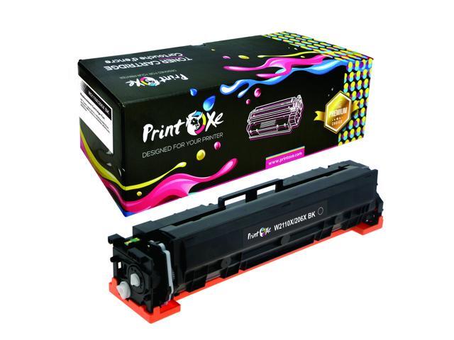 206X Compatible Set WITHOUT CHIP of 4 Toner High Yield Cartridges of 206A Black W2110X Cyan W2111X Yellow W2112X Magenta W2113X for HP