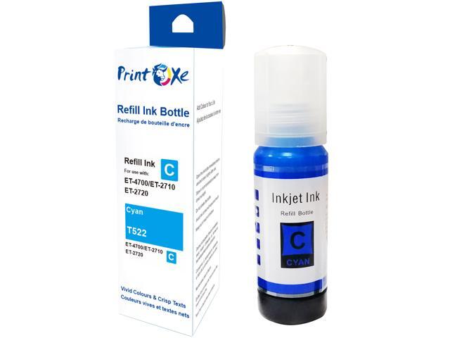 T522 Compatible Ink Refill Bottles 2 Sets 522 of 8 Bottles; 2 Black T522120 2 Cyan T522220 2 Magenta T522320 2 Yellow T522420 for Epson...