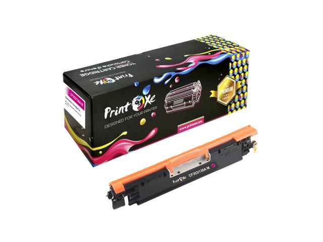 130A Compatible 5 Toners Set + BK; 2 Black CF350A, Cyan CF351A, Yellow CF352A, & Magenta CF353A for HP Laser Jet Pro Color MFP M176, M177,...