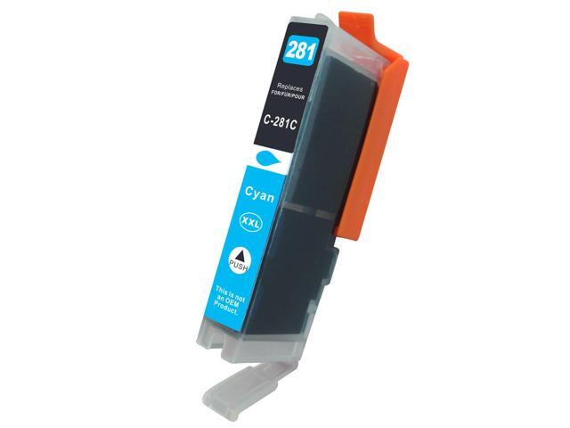 PGI 280 / CLI 281 XXL 7 Cartridges Set with Extra Black & PhotoBlue for Canon TS8100 TS8120 TS8200 TS8220 TS8300 TS8320 TS9100 TS9120 TS8222...